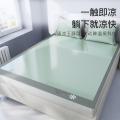 洁丽雅 夏天冰丝凉席三件套空调席子可水洗机洗裸睡家用宿舍床笠款冰丝席 图片 6