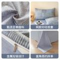 洁丽雅 全棉印花四件套100%纯棉家用被套床单床上用品学生宿舍三件套 图片 5