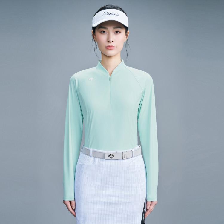 Descente 迪桑特高尔夫 Field系列 女子长袖t恤 In Blue