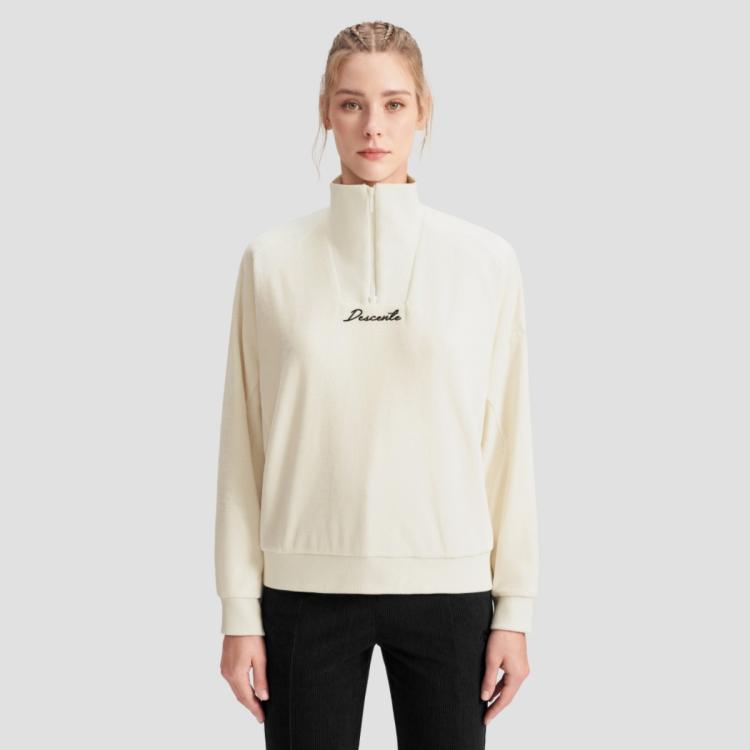 Descente 迪桑特 Women's Ski系列女士针织套头衫冬季新品 In Neutral