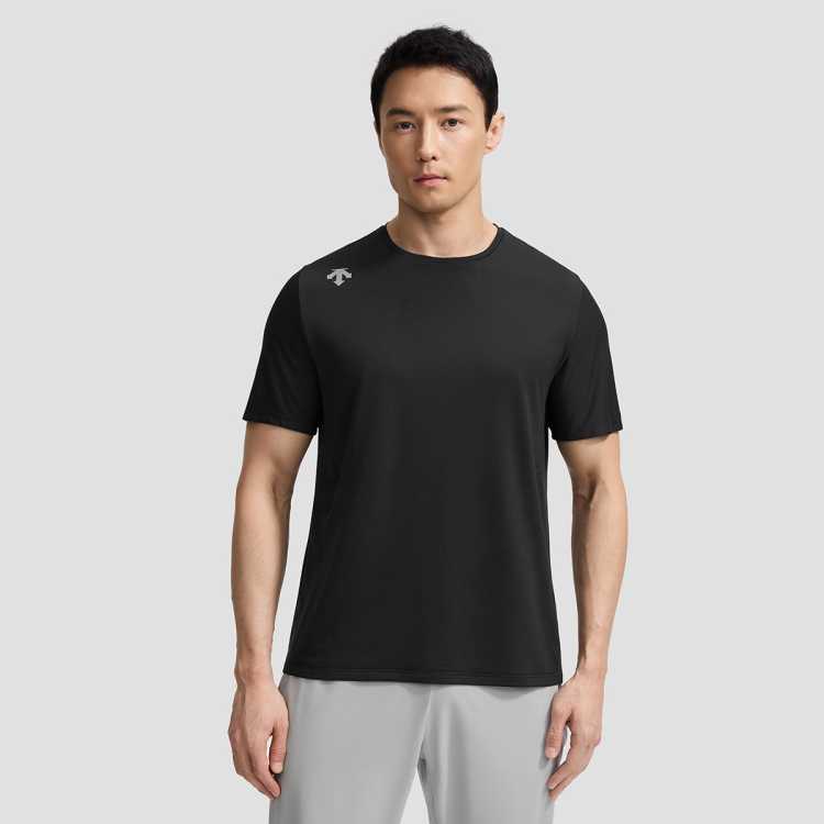 DESCENTE 迪桑特RUNNING系列男士短袖针织衫