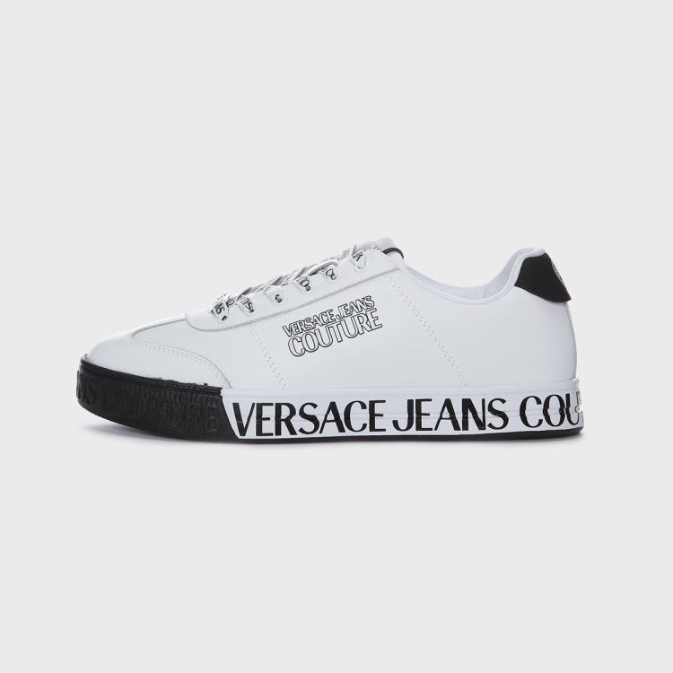 Versace Jeans Couture 范思哲2024春夏新款男式时尚潮流撞色百搭休闲鞋 In White