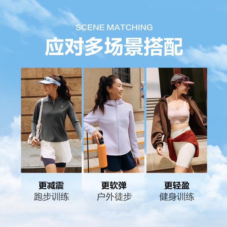 斯凯奇 【轻质缓震】秋季女鞋运动休闲鞋一脚蹬健步鞋运动鞋户外轻跑鞋