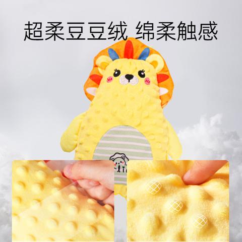 贝比谷 新生婴儿玩具安抚巾可入口啃咬熊猫玩具兔玩偶懒羊羊宝宝哄睡神器 图片 5