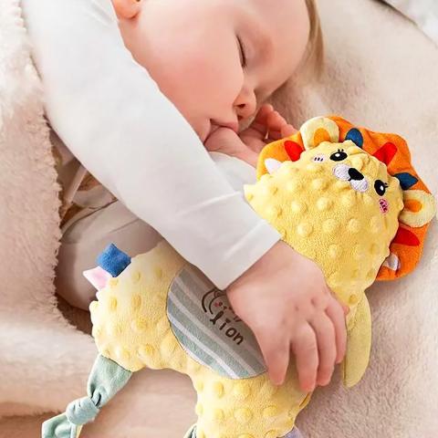 贝比谷 新生婴儿玩具安抚巾可入口啃咬熊猫玩具兔玩偶懒羊羊宝宝哄睡神器 图片 3