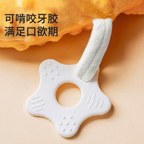 贝比谷 新生婴儿玩具安抚巾可入口啃咬熊猫玩具兔玩偶懒羊羊宝宝哄睡神器 图片 6
