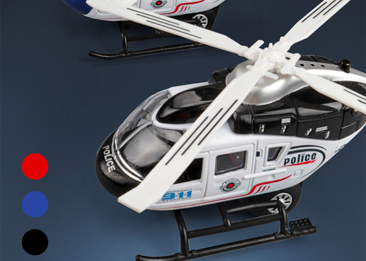 【早教益智】儿童合金直升飞机玩具男孩模型宝宝仿真军事手办礼物