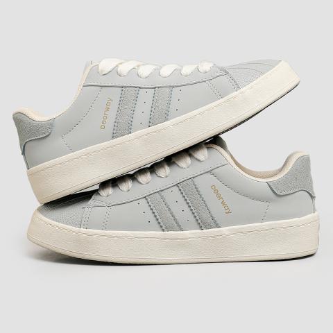 德尔惠 【经典贝壳头】热卖爆款舒适潮流时尚运动休闲女鞋轻便百搭板鞋女 图片 2