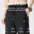 德尔惠 【爆款冰皮裤】春秋薄款宽松空调运动裤子男式垂感直筒冰丝休闲裤 图片 5