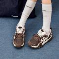 德尔惠 【厚底增高老爹鞋】春季女鞋厚底增高复古时尚百搭舒适运动休闲鞋 图片 7