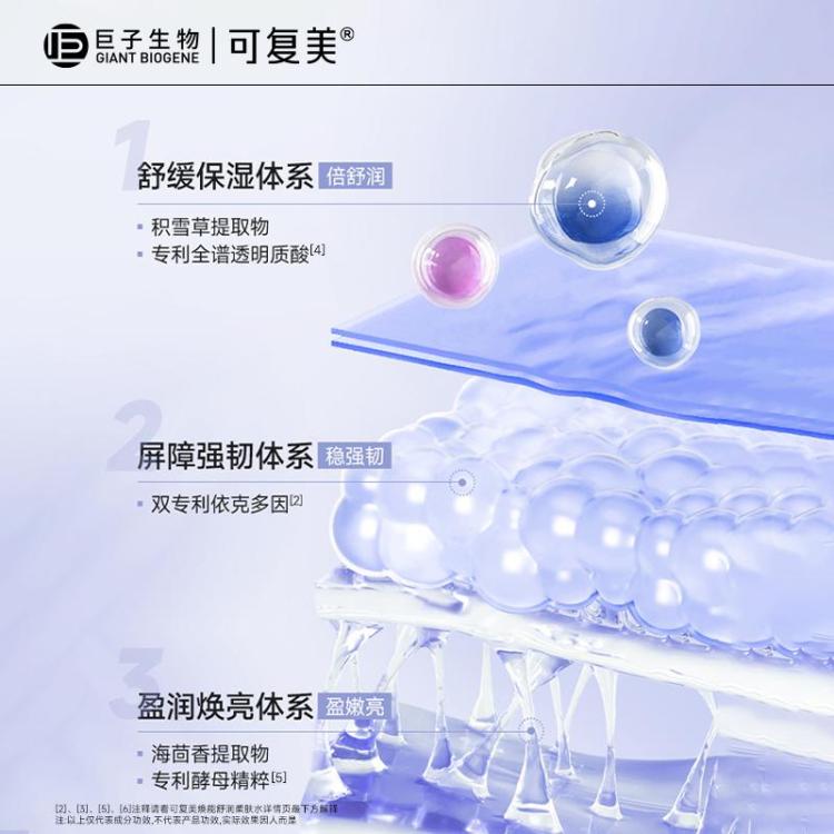 可复美 【店铺热销500ml】爽肤水修护敏感皮肤挚爱强韧屏障柔肤水