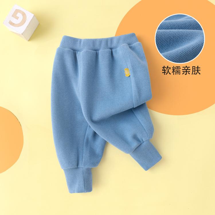 嘟嘟家 【简约纯色】儿童运动裤春秋跑步男童裤子秋季女童卫裤宝宝休闲裤