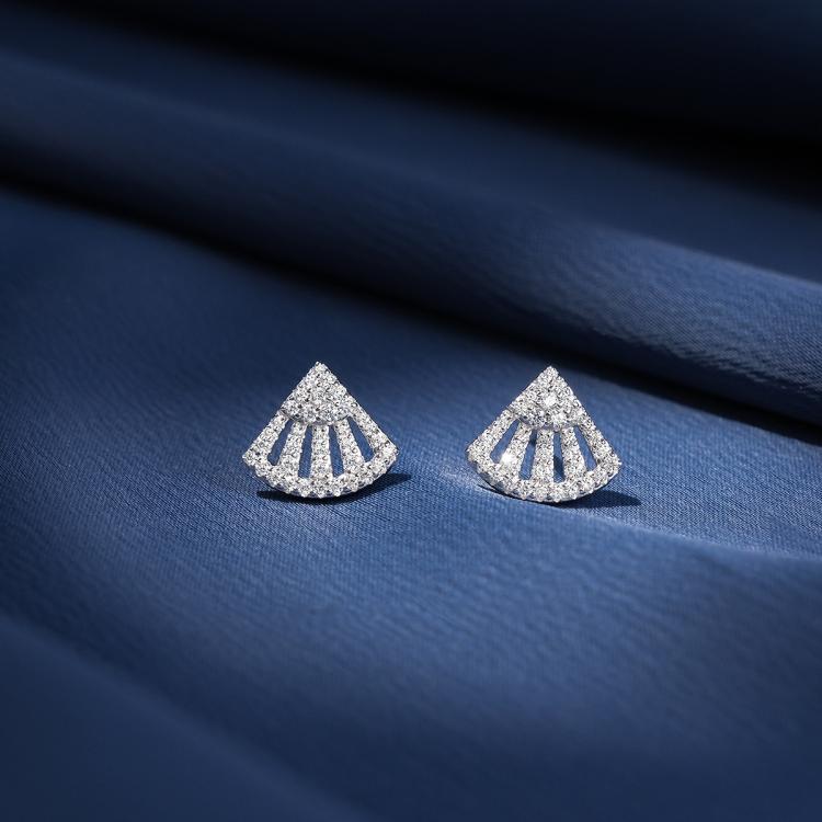 apm MONACO Baby小扇子925银高级感耳钉甄选好礼AE13413OX