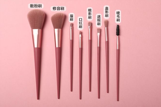 【8支装】化妆刷腮红眼影刷眉刷唇刷修容散粉刷美妆刷化妆刷套装