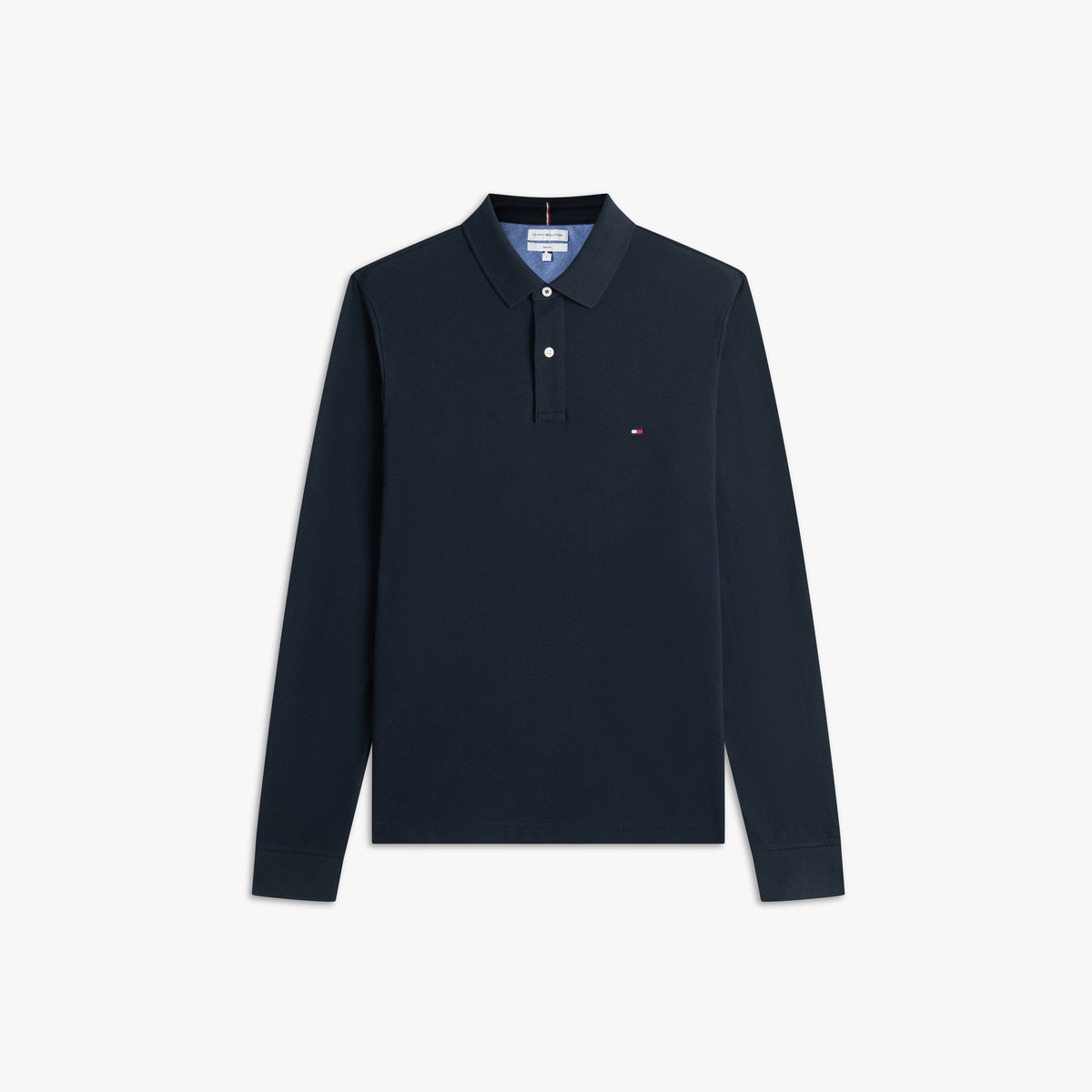TOMMY HILFIGER TommyHilfiger26秋新款男珠地网眼商务小绣标纯色修身长袖T恤POLO