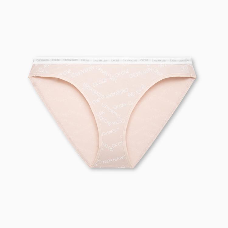 Calvin Klein 【one有引力带】ck内衣女士两条装舒适棉质比基尼三角内裤qd3789 In Pink