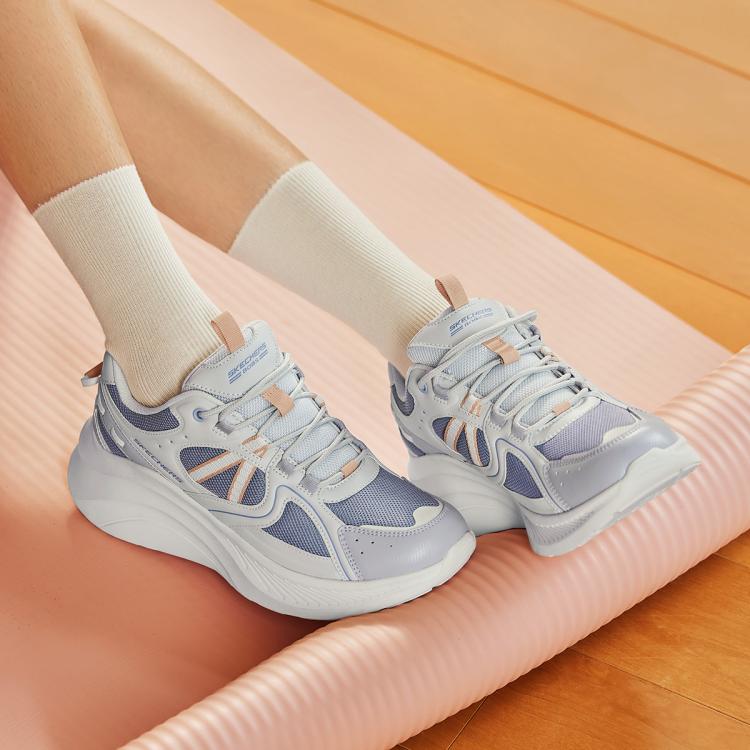 Skechers 斯凯奇 【增高显瘦】24年女鞋运动鞋运动休闲鞋舒适简洁绑带低帮春秋季 In Multi