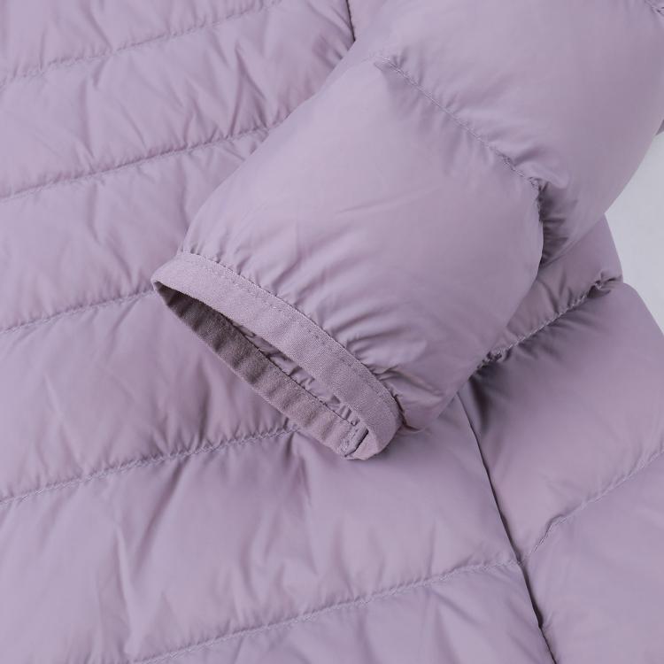 雪中飞 【90%鸭绒&立领羽绒外套】春季秋羽绒保暖轻薄女式羽绒服