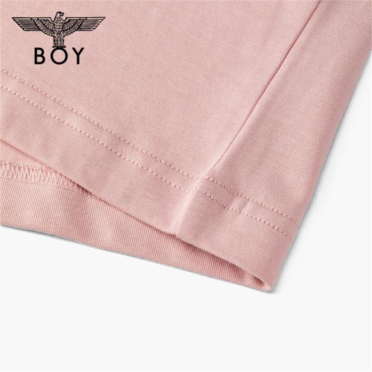 BOY LONDON BOY LONDON 男女同款短袖夏季时尚百搭潮牌粉色休闲T恤