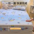 诺米美物 100%全棉印花床笠单件纯棉学生宿舍床罩单双人床垫保护套防滑 图片 3