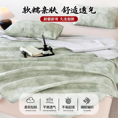 诺米美物 原棉老粗布凉席纯棉加厚床单夏天家用单双人席子学生宿舍空调软席 图片 4