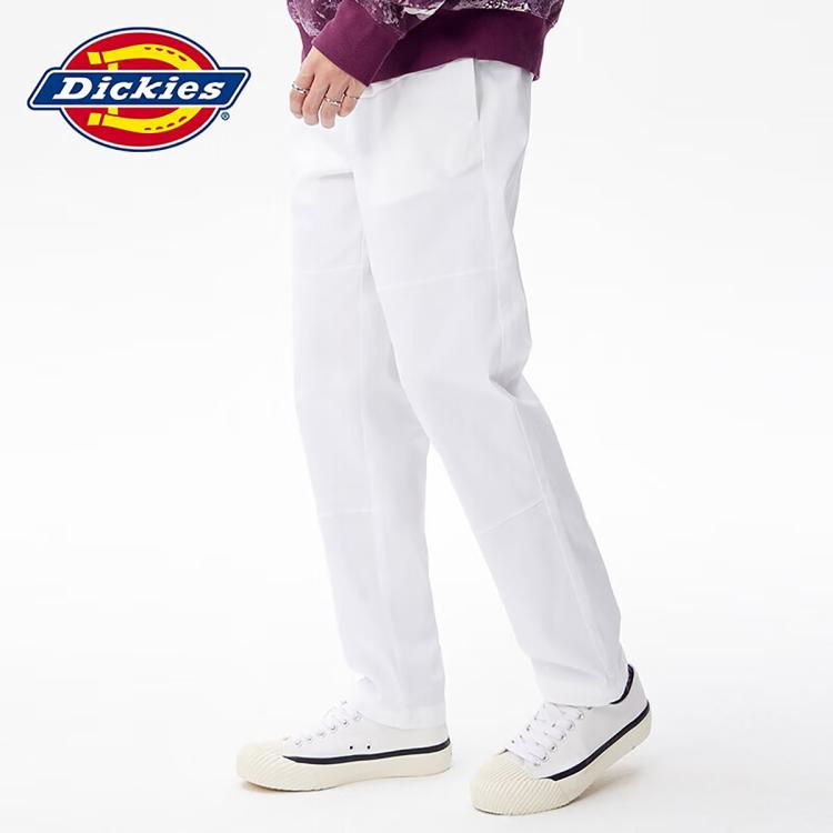 Dickies 874 Work Pants In White Straight Fit - White In White