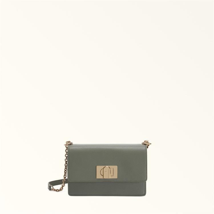 Furla 1927牛皮迷你女士单肩包 In Green