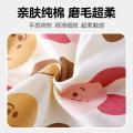 迪士尼 【萌趣印花】新生儿薄款包屁衣夏季短袖三角哈小童a类纯棉家居服 图片 3