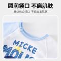 迪士尼 【亲肤透气】婴幼儿夏季连体衣男女童纯棉超柔爬服夏日a类家居服 图片 4