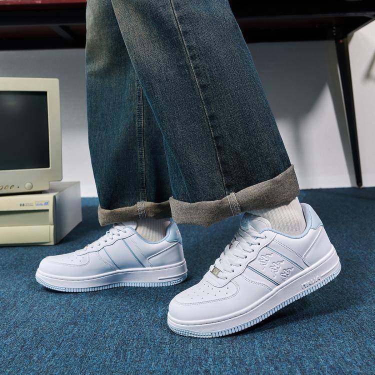 Kappa 情侣厚底小白鞋2025新款爆款秋冬百搭板鞋男女低帮休闲运动鞋