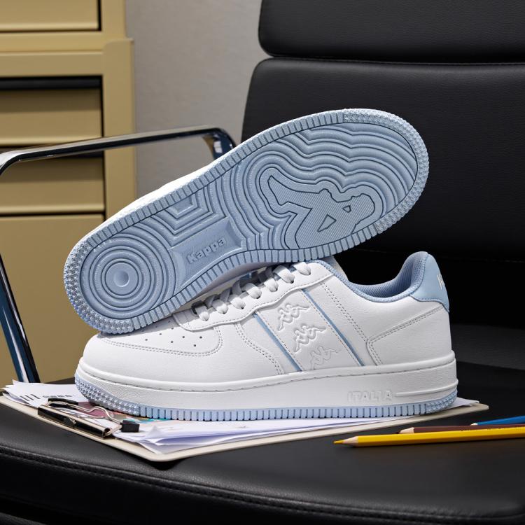 Kappa 情侣厚底小白鞋爆款春秋百搭板鞋男女低帮休闲运动鞋