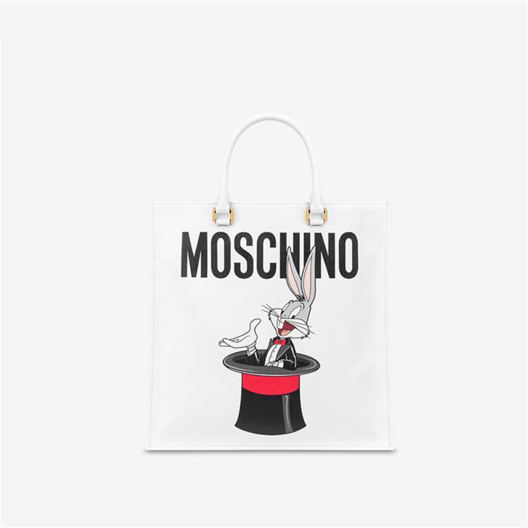 MOSCHINO 兔八哥联名女士购物袋 6920813564307246926