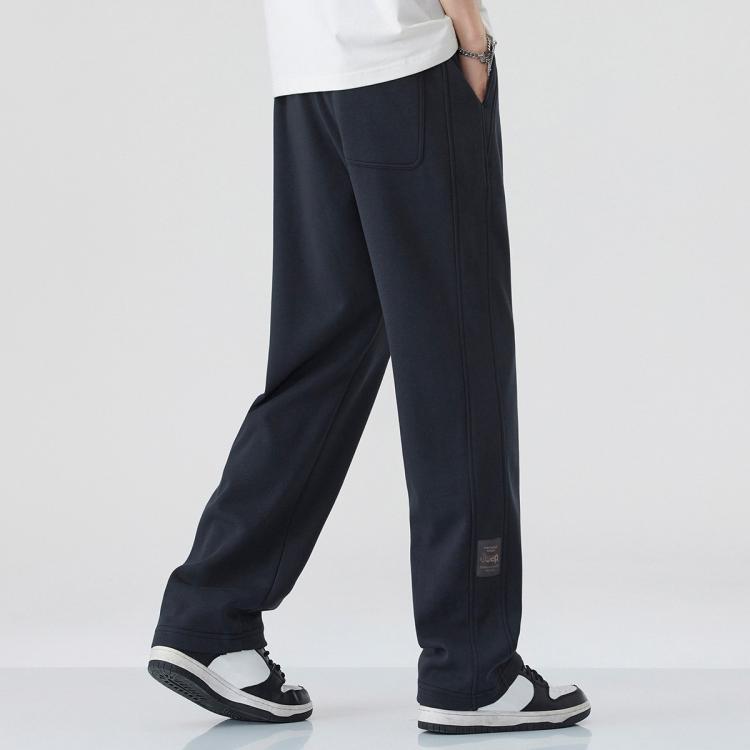 JEEP 【垂感直筒裤】休闲裤男士裤子男春季宽松卫裤运动裤垂感阔腿男裤