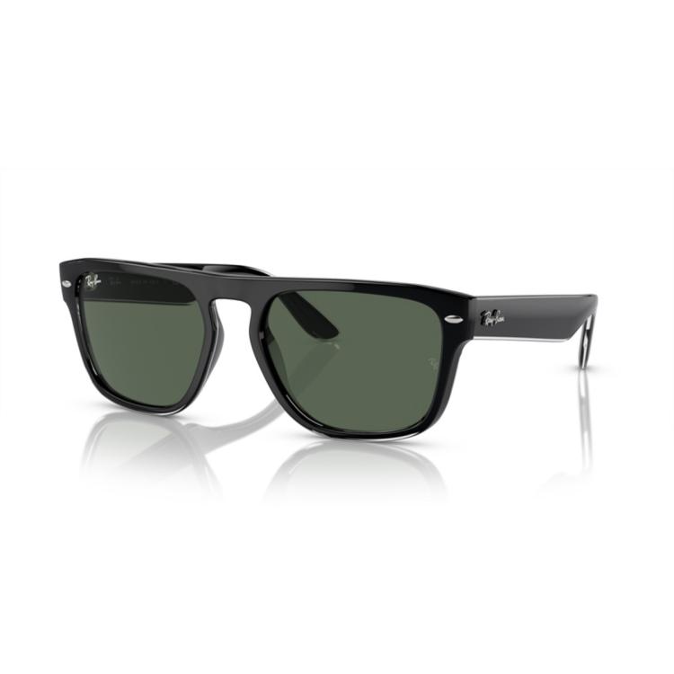 Rayban 雷朋太阳镜墨镜防晒潮流方形男女大框墨镜时尚系列0rb4407 In Green