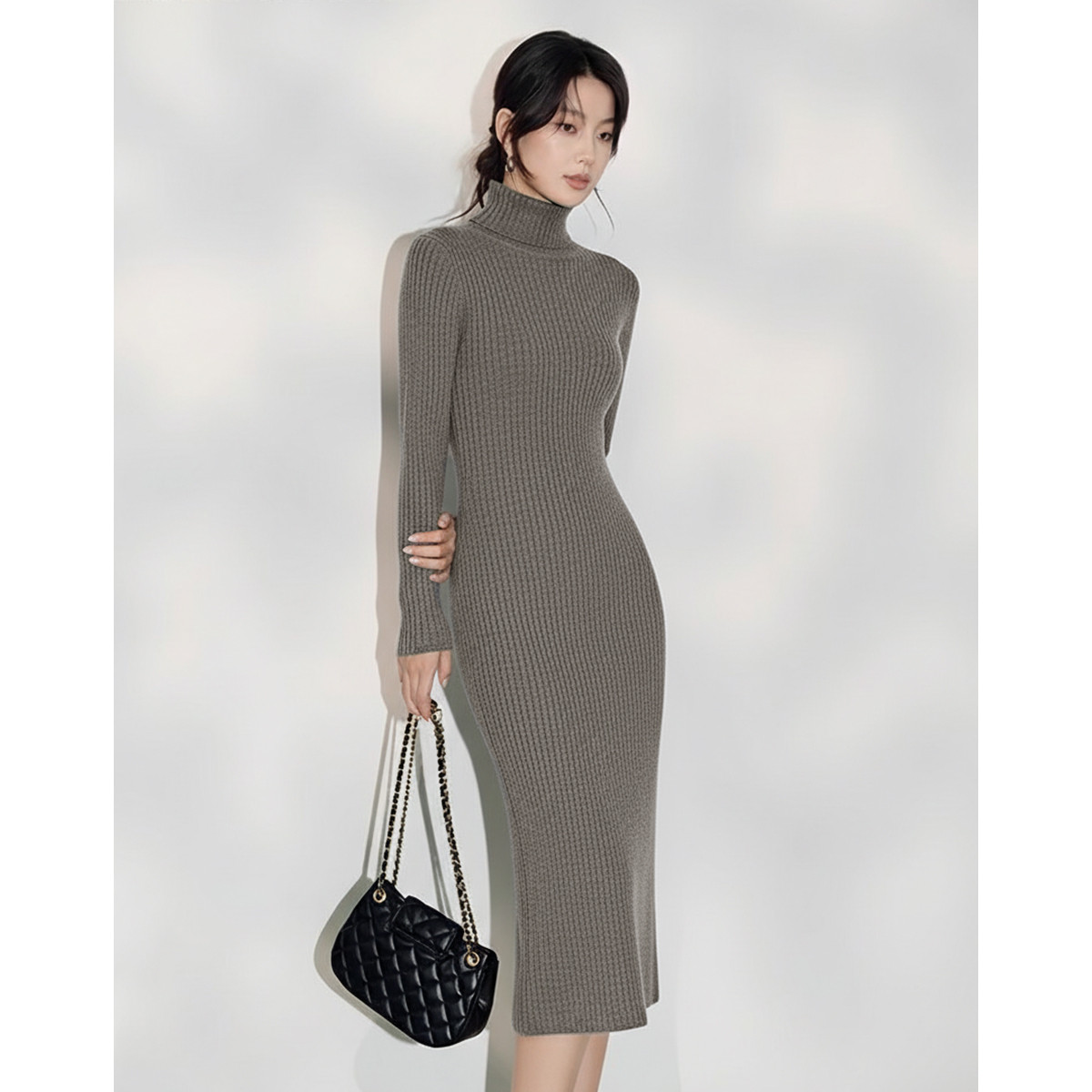 ���� ��ɫ��������ȹ Ů�ﶬ������֯A��ȹ ����� �⴩�ڴ��� 59Ԫ