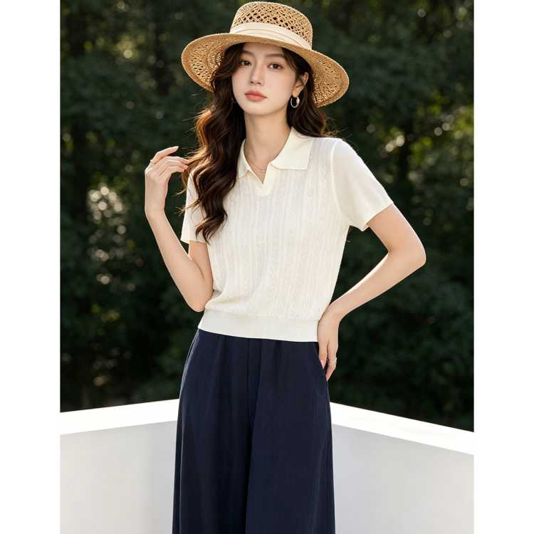 OSONESING �����ǸС�POLO�촿ɫ���ɰٴ�Ůʽ��֯��2026���� 218Ԫ