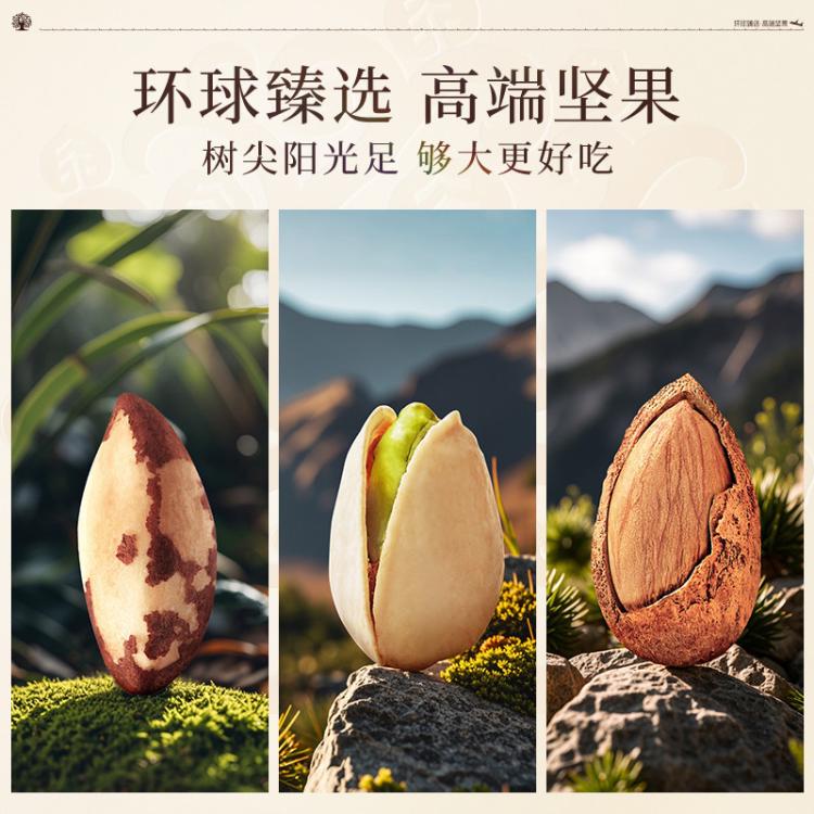 臻味 臻味高端纯进口原料坚果礼盒2400g干果大礼包节日送礼送长辈 图 4