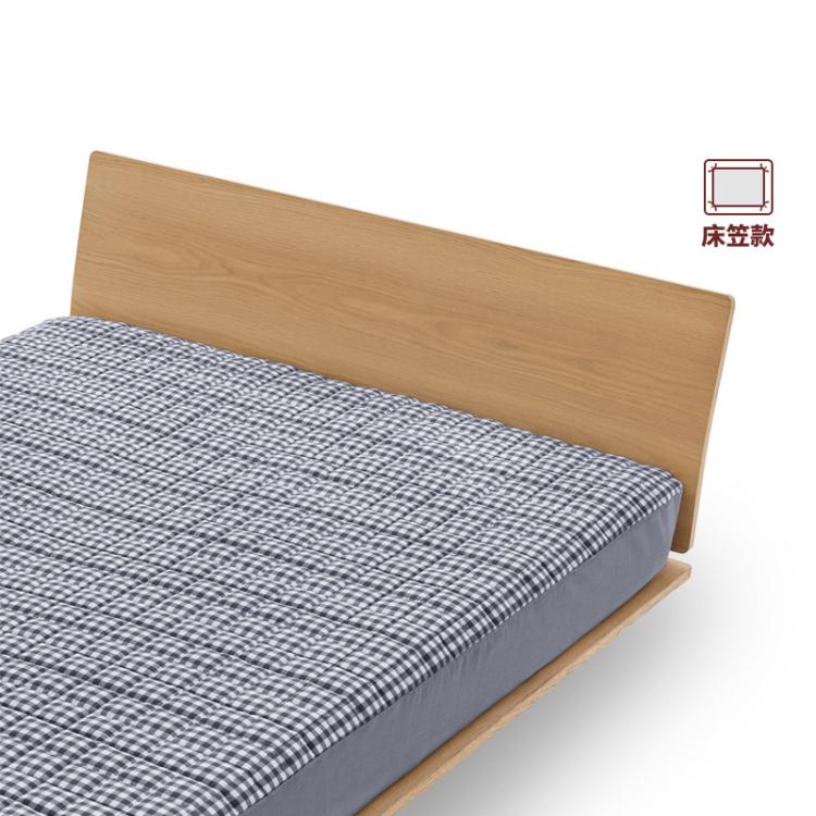 MUJI 水洗棉 褥垫 褥子床褥床罩床笠二合一设计卧室床上用品秋冬 图 2