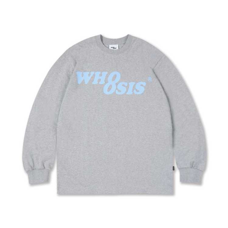 WHOOSIS （不知其名）经典8字logo长袖t恤打底秋男女