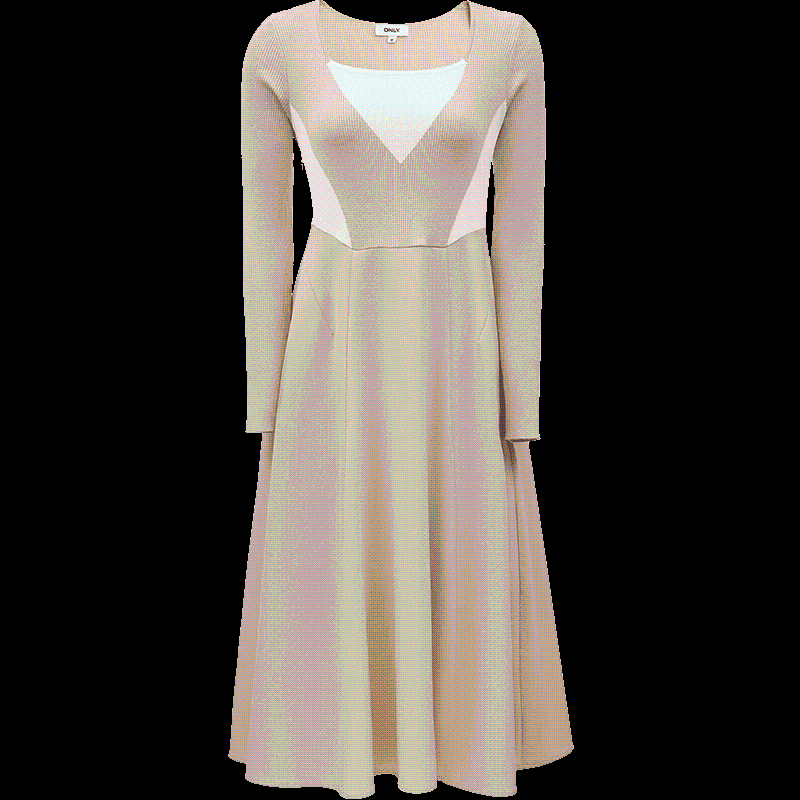 ONLY ײɫƴ����֯����ȹ ���������г��� A�ֳ��� Ů�� 129Ԫ