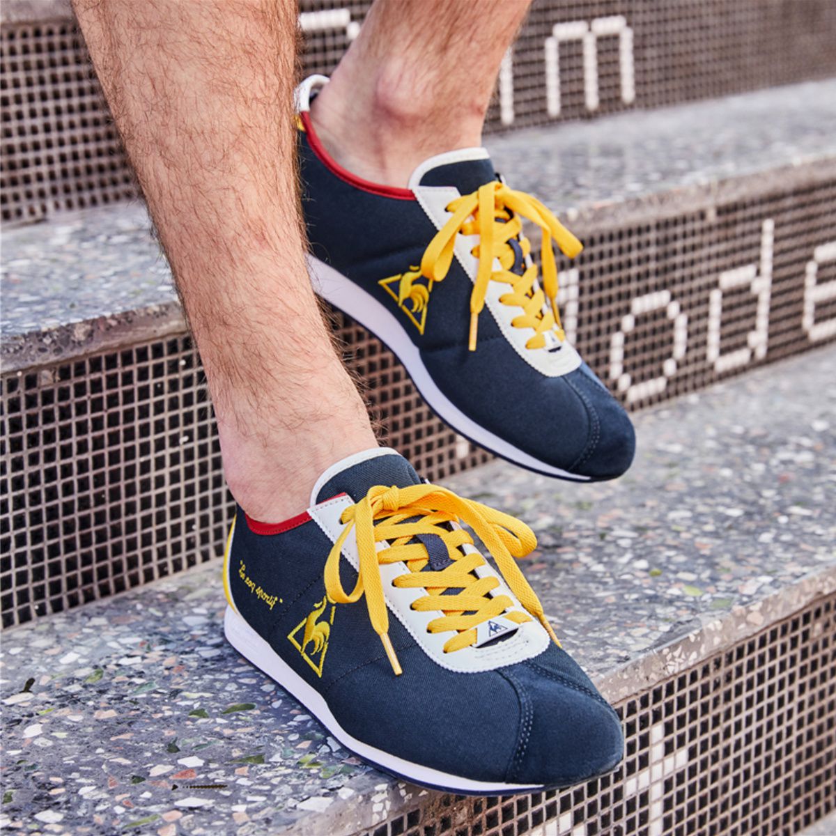 乐卡克le coq sportif特卖旗舰店乐卡克蒙贝利尔轻便休闲运动鞋男女t1