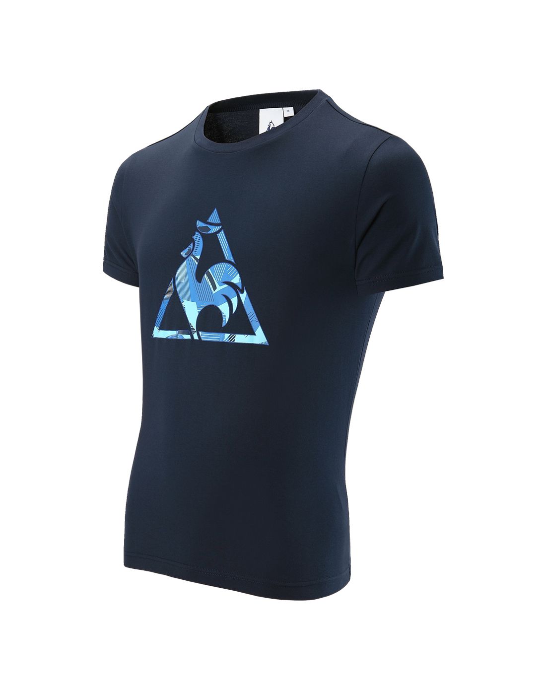 乐卡克法国公鸡印花透气短袖运动t恤男