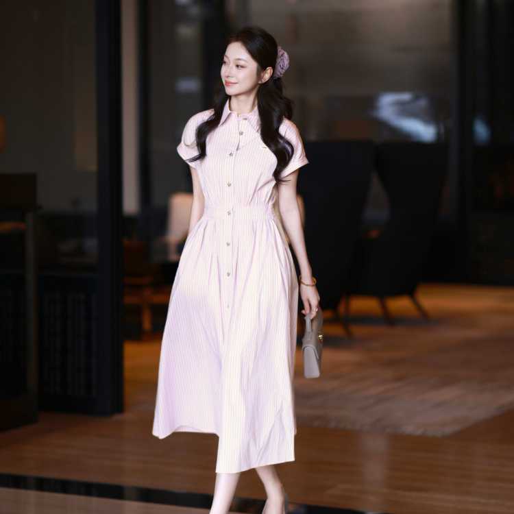 莱茵福莱尔 朗姿集团商场同款26夏款女式连衣裙
