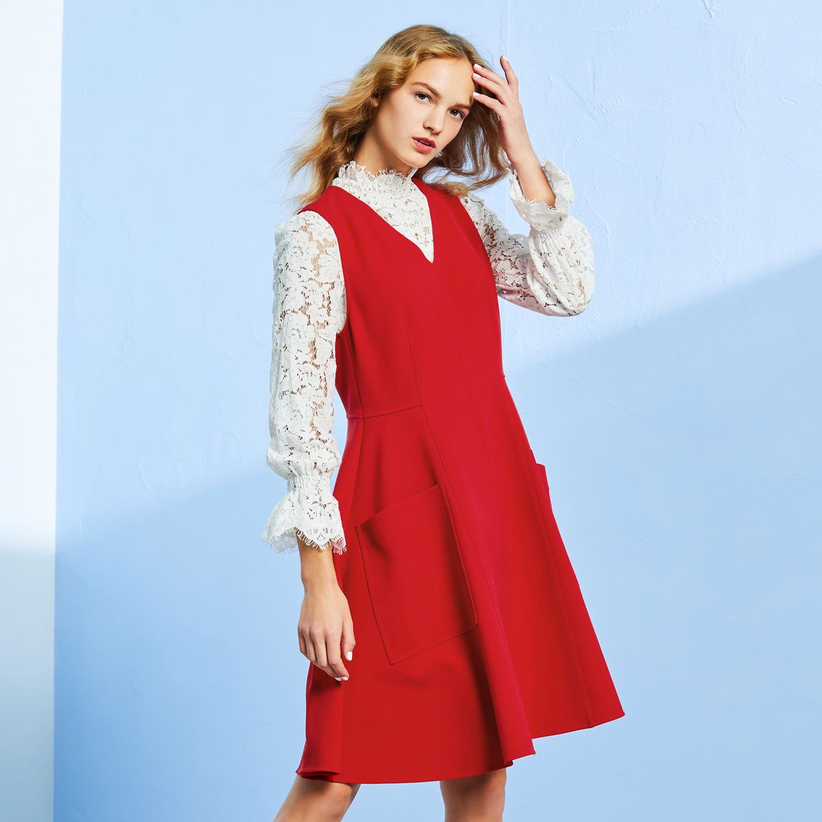 歌莉娅两件套连衣裙