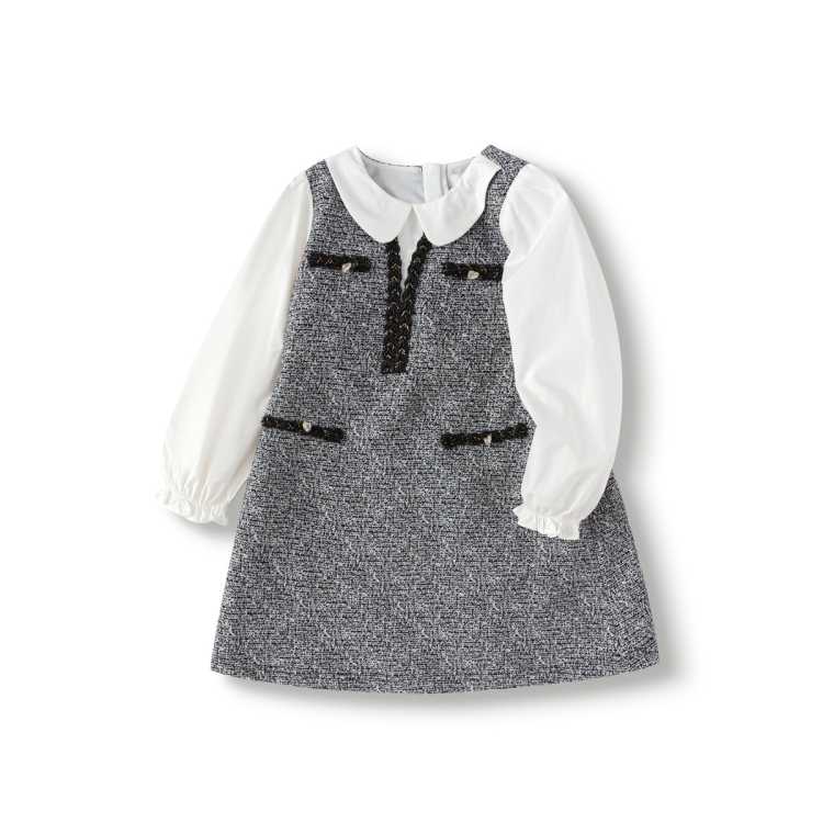 �������� С��������ȹ��Ůͯ����ȹ ��װ �𻨱߷��쳱 ΨƷ��������69.9Ԫ