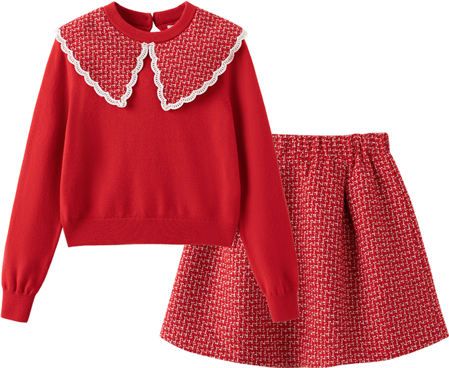 �������� С��������׶�ͯ��װŮͯ��װ�ﶬ��ů��ͯ��ɫУ���������� 80Ԫ