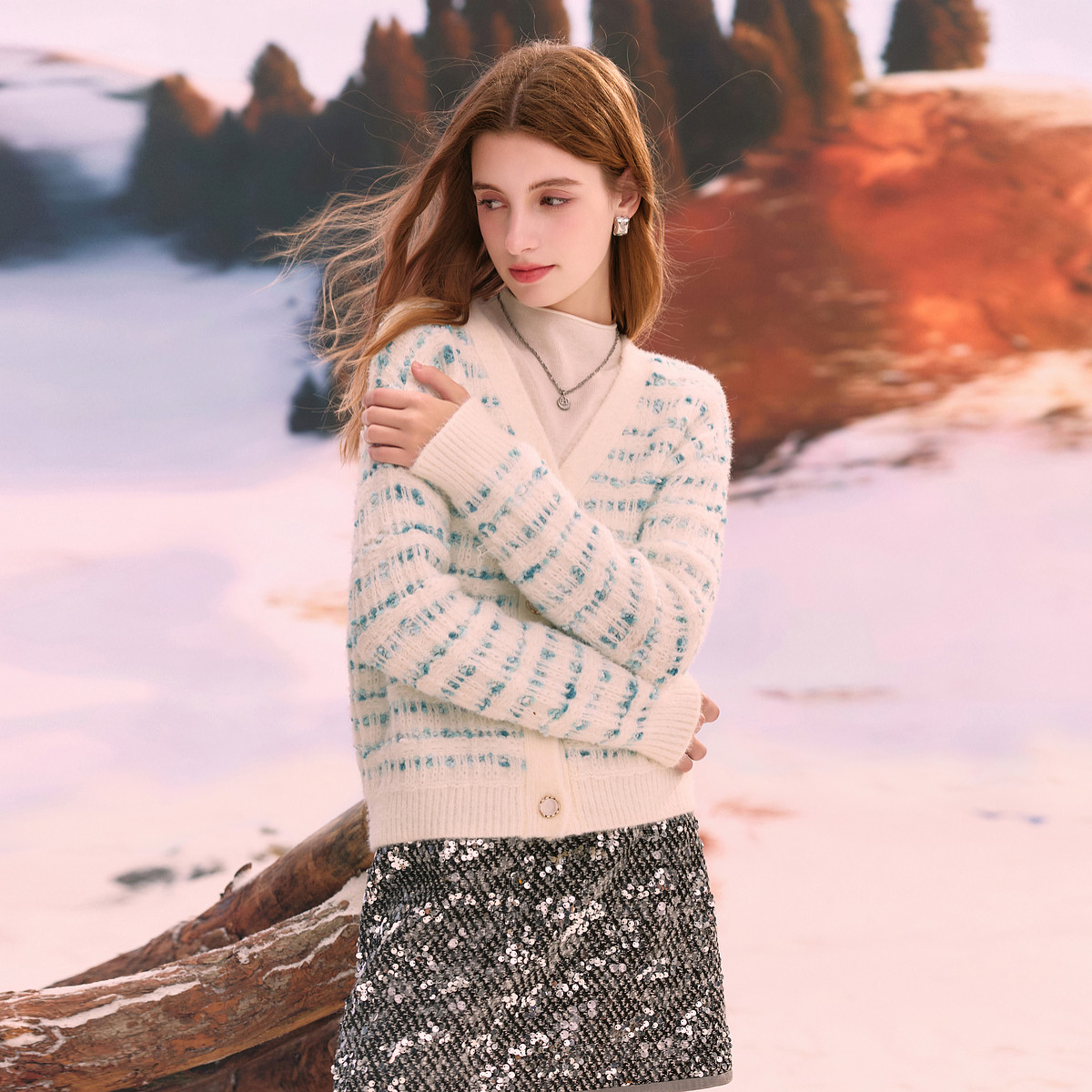 ���� ibuduϵ�� 2025��������V�쿪������ë����֯��Ů 132Ԫ����V��Ա�ۣ����׵���𣬼۸���ͣ�