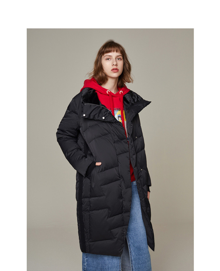 女古木夕羊冬女装新品花式切线羽绒服x287623女