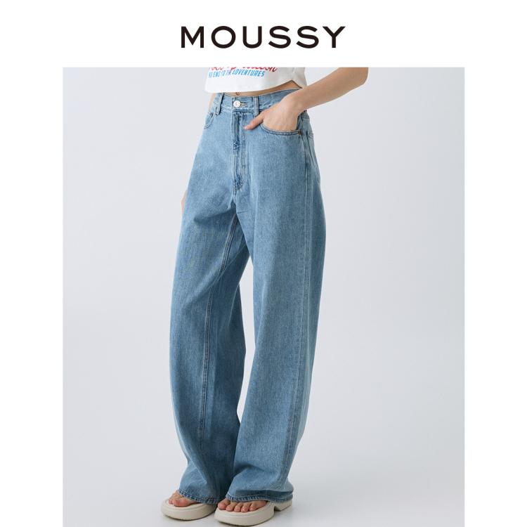 MOUSSY MOUSSY 秋季新品休闲丹宁风牛仔裤010HSA11-2311 6921173867459658840