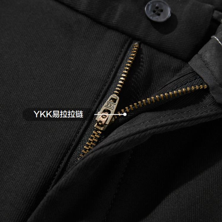 海澜之家 【加绒加厚】冬季轻商务时尚通勤保暖御寒易打理男士休闲裤